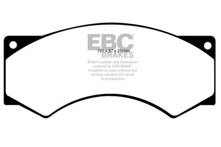 DP715 - Sada brzdových destiček Série ULTIMAX2 EBC Brakes