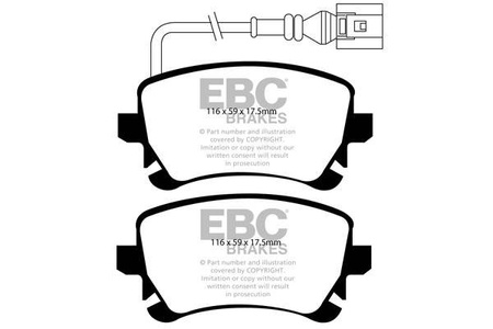 DP1534 - Sada brzdových destiček Série ULTIMAX2 EBC Brakes