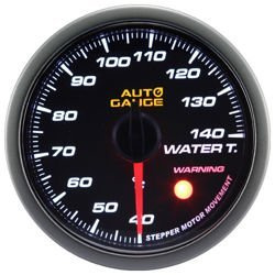 Auto Gauge Ukazatel teploty vody - KOUŘ VAROVÁNÍ 60mm