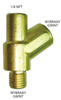 T-kus snímače oleje 1/8 NPT Auto Gauge