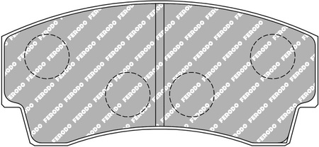 Přední brzdová destička Ferodo Racing DS1.11 FRP219W PEUGEOT 206 SUBARU Impreza