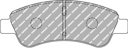 Přední brzdová destička Ferodo Racing DS3000 FCP1399R CITROEN Berlingo Berlingo Box C-ELYSEE C2 C3 FC II Picasso C4 DS3 Xsara Xsara Picasso N68 PEUGEOT 1007 206 207 WA_ WC Saloon Sw WK Van 208 307 Partner/Ranch,