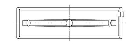 Plášť hlavního ložiska ACL Subaru EJ (thrust in #5) +.005" OD