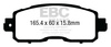 DPX3011 - Sada brzdových destiček Série ULTIMAX2 EBC Brakes