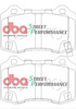 Zadní brzdové destičky DBA Brake Pads Street Performance Hawk HB194x.570 - DB8805SP CADILLAC CTS-V CHEVROLET Camaro 5th Gen CHRYSLER USA 300C DODGE Challenger SRT Hellcat Charger Magnum HOLDEN Aust NZ HSV JEEP Grand Cherokee
