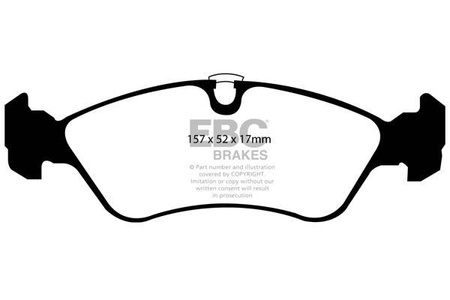 DP1087 - Sada brzdových destiček Série ULTIMAX2 EBC Brakes