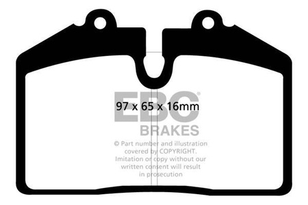 DP41013R - Sada brzdových destiček Série YELLOWSTUFF EBC Brakes