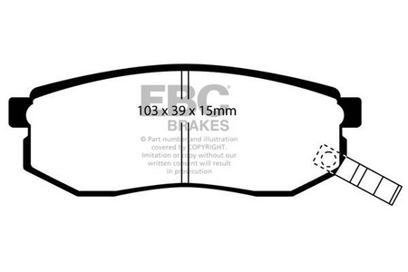 DP1484 - Sada brzdových destiček Série ULTIMAX2 EBC Brakes