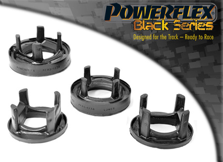 Zadní pomocný rám Zadní montážní vložka Polyuretanové pouzdro Powerflex Black Series BMW 1 Series E81, E82, E87 & E88 (2004 - 2013) PFR5-423BLK