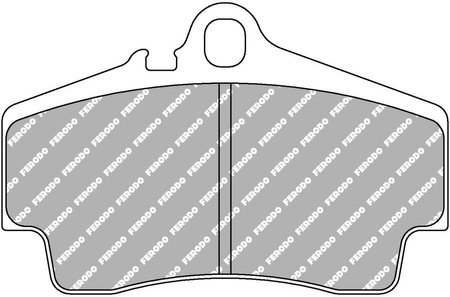Zadní brzdová destička Ferodo Racing DS1.11 FCP1308W AUDI Q7 4L PORSCHE 718 BOXSTER 982 CAYMAN 911 996 997 Convertible Targa 981 Boxster 986 987 Spyder CAYENNE 955 Cayenne Cayman 7LA/7L6/7L7 