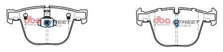 Zadní brzdové destičky DBA Brake Pads Street Series Ceramic - DB1499SS BMW ALPINA B5 E60 E61 B6 E63 E64 B7 E65 E66 1 Series E82 1M Coupe M 135 5 535 540 545 550 6 630 635 645 650 7 730 740 745 750 760 E67 M3 E90 E92 E93 M5 E60 E61 M6 E63 E64 X5 E70 F15