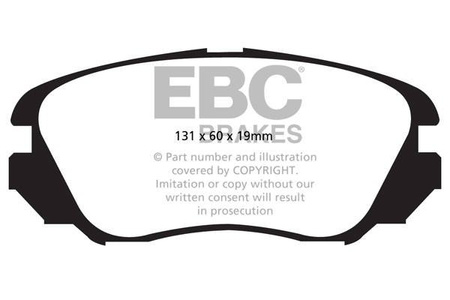 DPX2013 - Sada brzdových destiček Série ULTIMAX2 EBC Brakes