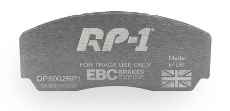 DP8002RP1 - Sada závodních brzdových destiček Série RP-1 Racing EBC Brakes
