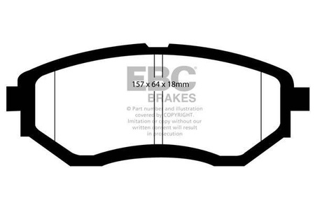 DP1583 - Sada brzdových destiček Série ULTIMAX2 EBC Brakes
