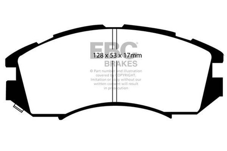 DP819 - Sada brzdových destiček Série ULTIMAX2 EBC Brakes
