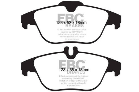 DP1990 - Sada brzdových destiček Série ULTIMAX2 EBC Brakes