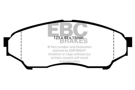 DP1347 - Sada brzdových destiček Série ULTIMAX2 EBC Brakes