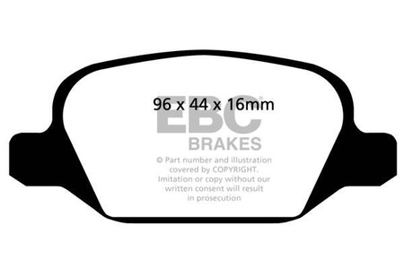 DP1430 - Sada brzdových destiček Série ULTIMAX2 EBC Brakes