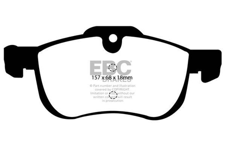 DP1219 - Sada brzdových destiček Série ULTIMAX2 EBC Brakes