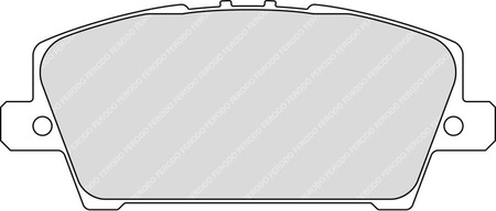 Přední brzdová destička Ferodo Racing DS2500 FCP1859H HONDA Civic VIII,