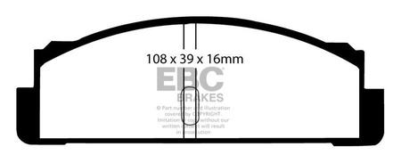 DP133 - Sada brzdových destiček Série ULTIMAX2 EBC Brakes