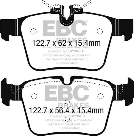 DP32215C - Sada brzdových destiček Série REDSTUFF EBC Brakes
