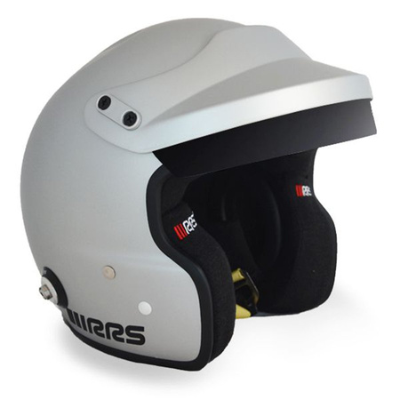 Helma RRS Protect Jet Open Matt Silver - Snell FIA HANS