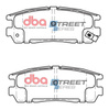 Zadní brzdové destičky DBA Brake Pads Street Series Ceramic - DB1280SS HOLDEN Aust NZ ISUZU MU Trooper V Cross OPEL Frontera Monterey VAUXHALL