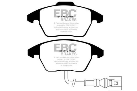 DP81517RPX - Sada závodních brzdových destiček Série RP-X Racing EBC Brakes