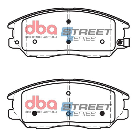 Přední DBA brzdové destičky Street Series Ceramic - DB1684SS