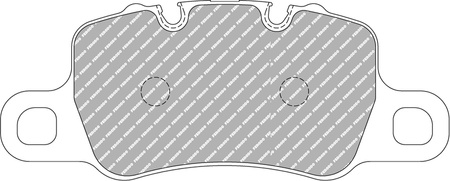 Zadní brzdová destička Ferodo Racing DS2500 FCP4665H PORSCHE 718 Cayman 982 911 991 991.2 992 Convertible 981 