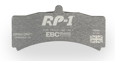 DP8012RP1 - Sada závodních brzdových destiček Série RP-1 Racing EBC Brakes