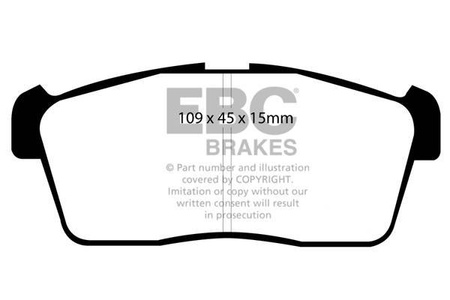 DP1344 - Sada brzdových destiček Série ULTIMAX2 EBC Brakes