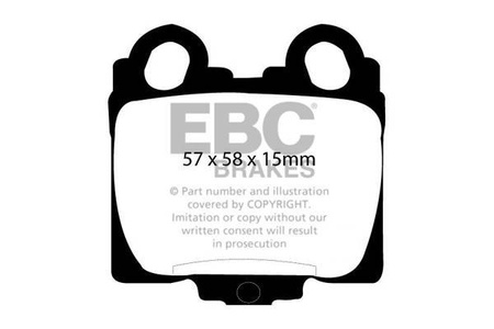 DP1224 - Sada brzdových destiček Série ULTIMAX2 EBC Brakes