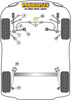 Tuleja Poliuretanowa Powerflex Audi A4 2WD (1995-2001) PFF3-203G Nr na diagramie: 3