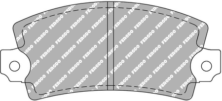 Přední brzdová destička Ferodo Racing DS3000 FCP72R ABARTH Strada ALFA ROMEO 33 Arna CITROEN LN LNA Visa DACIA Denem Duster Nova Super FIAT Ritmo MATRA Bagheera NISSAN Cherry Europe PEUGEOT 104 304 305 I 581A RENAULT TALBOT SAMBA 51A Convertible 51E 