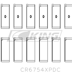 Obal ložiska ojnice King TOYOTA 2JZGE, 2JZGTE, 24V 3.0L - CR6754XPDC.026
