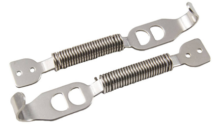 Zapinki Sprężynowe Srebrne MGS