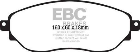 DPX2226 - Sada brzdových destiček Série ULTIMAX2 EBC Brakes