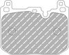 Přední brzdová destička Ferodo Racing DS2500 FCP4872H MINI F55 F56 CLUBMAN F54 Convertible F57 COUNTRYMAN F60 