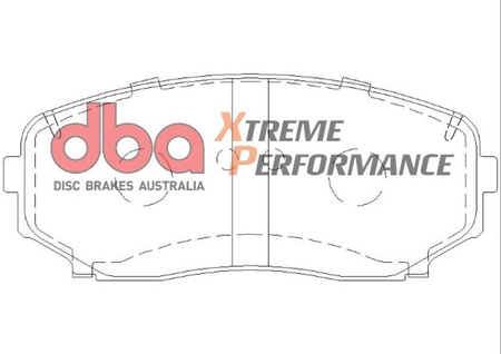 Přední brzdové destičky DBA Brake Pads Xtreme Performance - DB1916AXP FORD Edge U387 MAZDA CX-7 CX-9 USA Model MITSUBISHI Eclipse Cross L200 MR series Outlander Shogun Sport