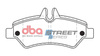 Zadní brzdové destičky DBA Brake Pads Street Series Semi-metallic - DB1972SS MERCEDES-BENZ Sprinter 209D 210D 211D 213D 214D 215D 216 216D 218D 219D 224 309D 310D 311D 313D 314D 315D 316 316D 318D 319D 324 416D 419D VOLKSWAGEN Crafter 30 35