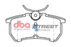 Zadní brzdové destičky DBA Brake Pads Street Series Ceramic - DB1759SS FORD Aust NZ Fiesta Mk6 Mk7 Focus Mk1 Puma Racing