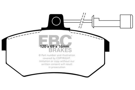 DP486/2 - Sada brzdových destiček Série ULTIMAX2 EBC Brakes