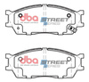 Přední brzdové destičky DBA Brake Pads Street Series Ceramic - DB1805SS KIA Mentor Rio DC Shuma