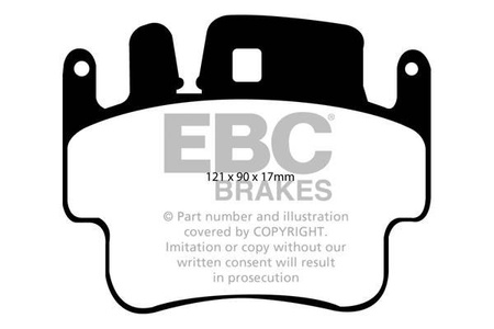 DP91514 - Sada brzdových destiček Série ORANGESTUFF EBC Brakes