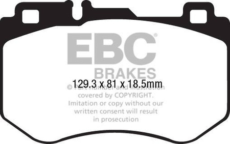 DP32209C - Sada brzdových destiček Série REDSTUFF EBC Brakes