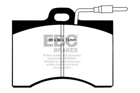 DP221 - Sada brzdových destiček Série ULTIMAX2 EBC Brakes