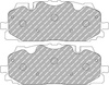 Přední brzdová destička Ferodo Racing DS2500 FCP4967H AUDI A3 Allstreet Sportback A4 Allroad B9 Avant A6 C8 A7 A8 D5 E-TRON Q5 Q7 Q8 CUPRA FORMENTOR KM7 CR7,