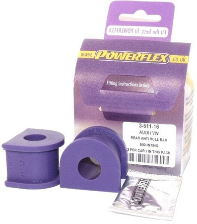 Tuleja Poliuretanowa Powerflex Audi 80, 90 Quattro inc Avant (1992-1996), S2 inc Avant B4, RS2 B4 (1994-1996) -  PFR3-511-16 Nr na diagramie: 10